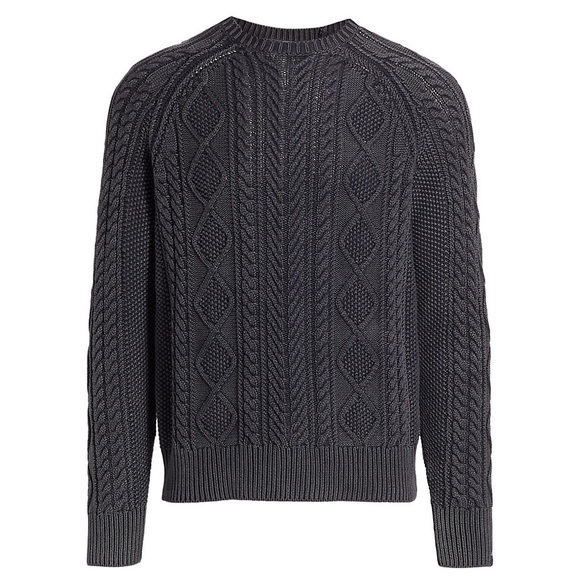 rag & bone Other - RAG & BONE Aran Knit Dexter cable knit crew neck sweater XL NWOT
